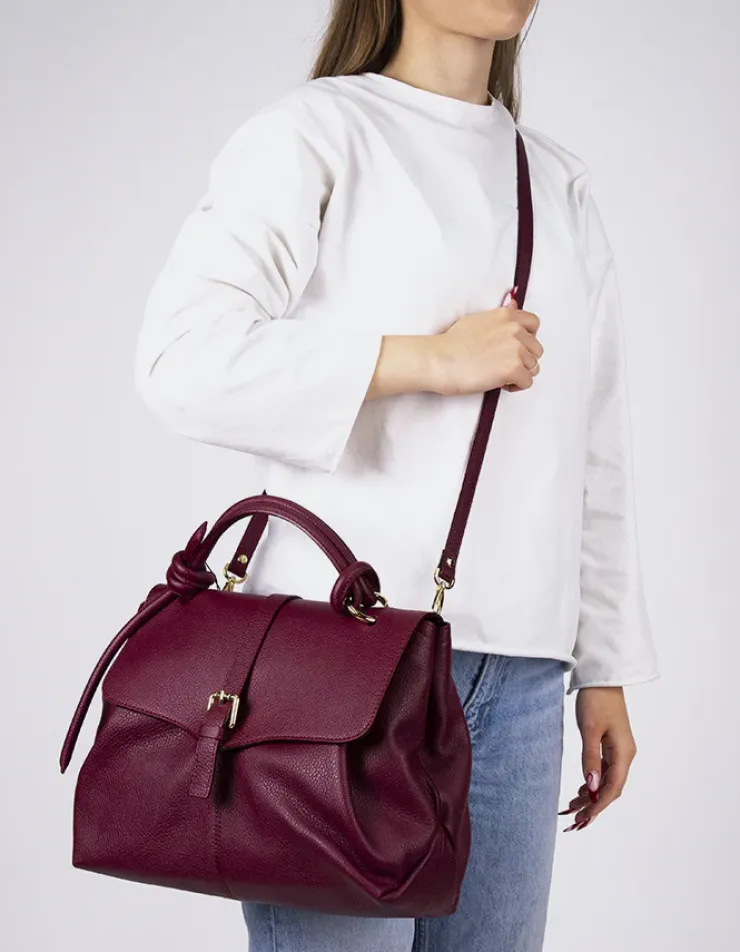 L'INTERVALLE Verone Burgundy Leather