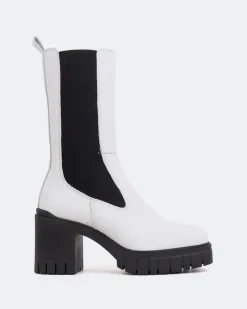 Women L'INTERVALLE Vienne White Leather