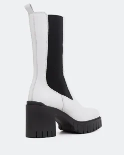 Women L'INTERVALLE Vienne White Leather