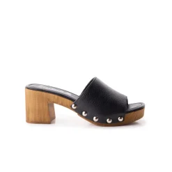 Women L'INTERVALLE Vild Black Leather