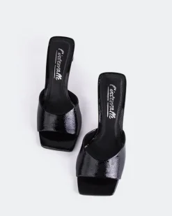 Women L'INTERVALLE Visalia Black Naplack