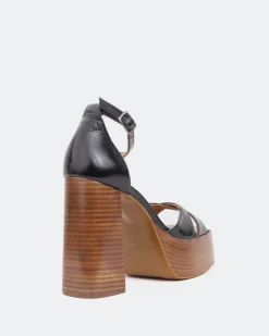 Women L'INTERVALLE Vixen Black Leather