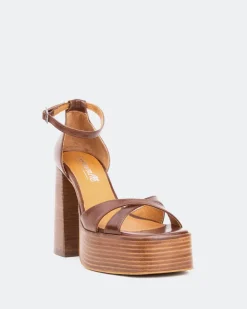 Women L'INTERVALLE Vixen Chestnut Leather