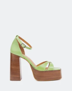 Women L'INTERVALLE Vixen Green Leather