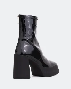 Women L'INTERVALLE Voltera Black Naplack Stretch