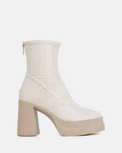 Women L'INTERVALLE Voltera Off White Naplack Stretch