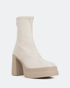 Women L'INTERVALLE Voltera Off White Naplack Stretch