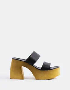Women L'INTERVALLE Vyronas Black Leather