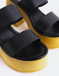 Women L'INTERVALLE Vyronas Black Leather