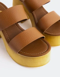 Women L'INTERVALLE Vyronas Tan Leather