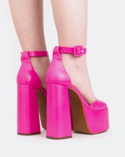 Women L'INTERVALLE Walton Pink Leather/Cuir Rose
