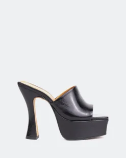 Women L'INTERVALLE Weekend Black Leather