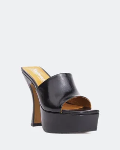 Women L'INTERVALLE Weekend Black Leather