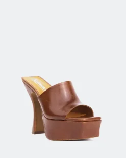 Women L'INTERVALLE Weekend Tan Leather