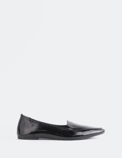 Women L'INTERVALLE Winkle Black Patent