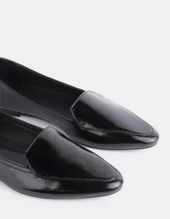 Women L'INTERVALLE Winkle Black Patent