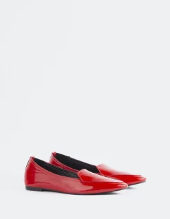 Women L'INTERVALLE Winkle Red Patent