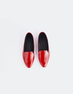 Women L'INTERVALLE Winkle Red Patent