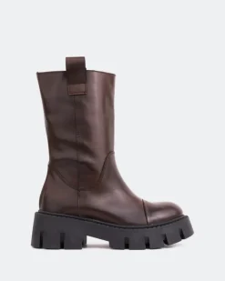 Women L'INTERVALLE Winnipeg Brown Leather
