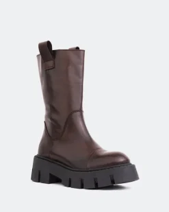 Women L'INTERVALLE Winnipeg Brown Leather