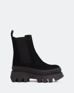 Women L'INTERVALLE Wolfe Black Suede