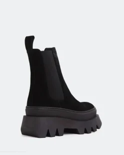 Women L'INTERVALLE Wolfe Black Suede