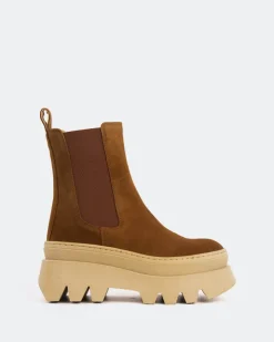 Women L'INTERVALLE Wolfe Camel Suede