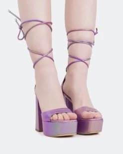 Women L'INTERVALLE Xenon, Rainbow Leather/Cuir Arc en ciel