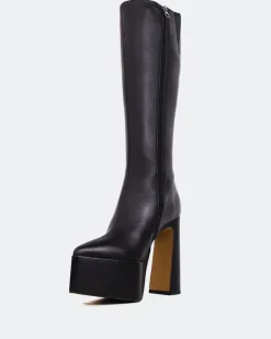 Women L'INTERVALLE Yaroslav Black Leather