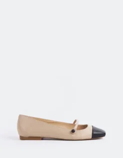 Women L'INTERVALLE Yarrow Black.Nude Leather