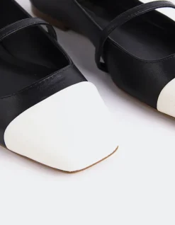 Women L'INTERVALLE Yarrow Off Wht.Black Leather