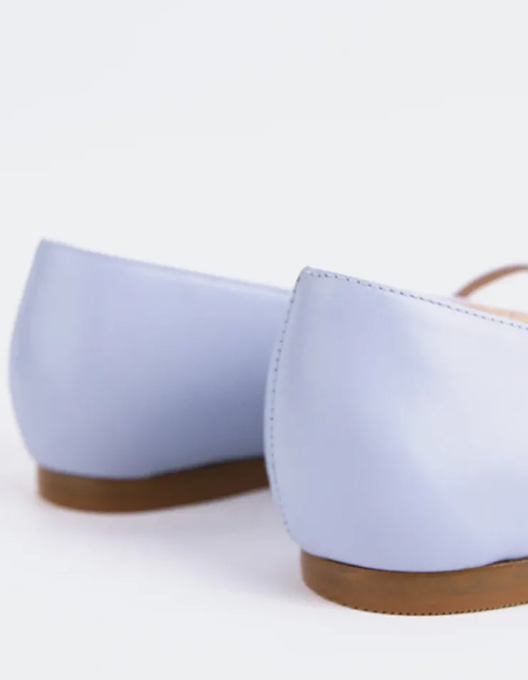 Women L'INTERVALLE Yarrow Off Wht.Blue Leather