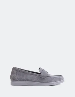 Women L'INTERVALLE Yasmin Grey Suede