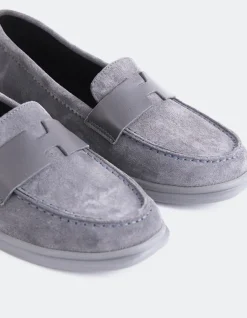 Women L'INTERVALLE Yasmin Grey Suede