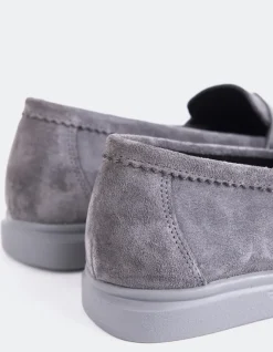 Women L'INTERVALLE Yasmin Grey Suede
