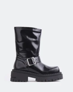 Women L'INTERVALLE Zaka Black Leather