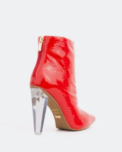Women L'INTERVALLE Zoi Red Naplack