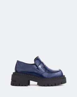 Women L'INTERVALLE Zolian Navy Leather