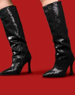 Women L'INTERVALLE Zuri Black Sequins